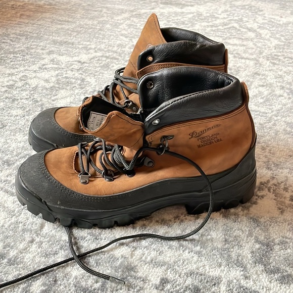 Danner Combat Hiker Brown Leather Boots Men’s W 9.5 - Picture 10 of 12